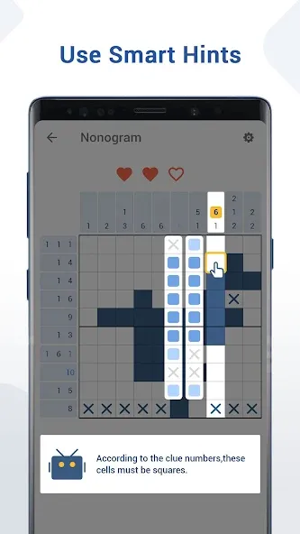 Nonogram - Fun Logic Puzzle (Нонограмма)  [МОД Mega Pack] Screenshot 4