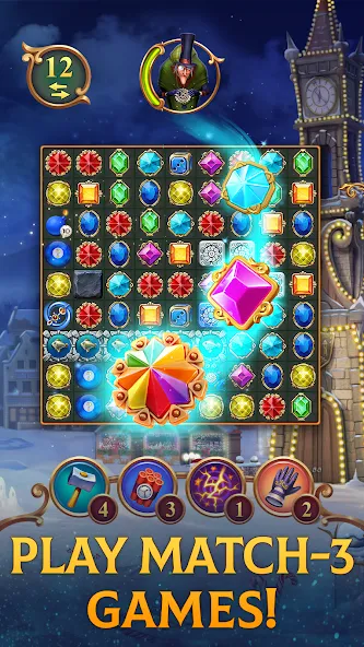 Clockmaker: Jewel Match 3 Game  [МОД Unlimited Money] Screenshot 1