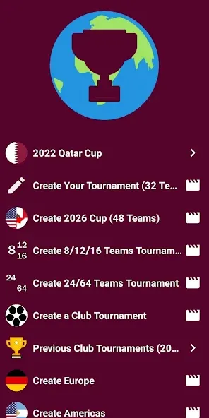 World Soccer Simulator 2022 (Чемпионат мира по калькулятору)  [МОД Много денег] Screenshot 1