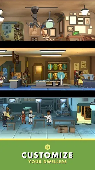 Fallout Shelter (Фоллаут Шелтер)  [МОД Бесконечные монеты] Screenshot 5