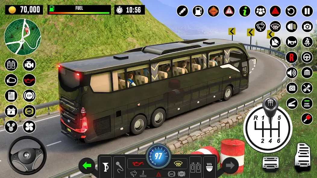 Bus Driving School : Bus Games  [МОД Mega Pack] Screenshot 2