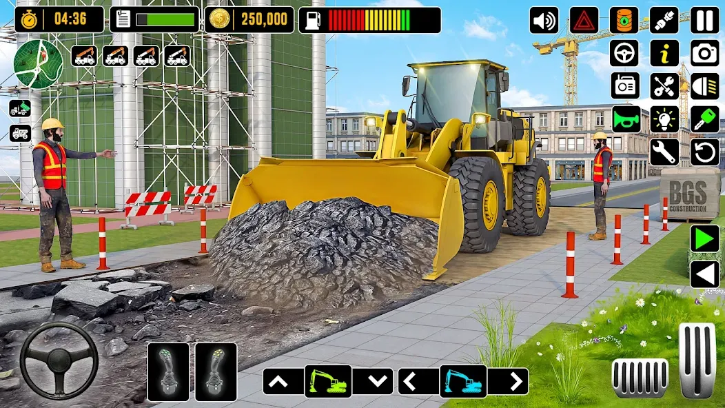 City Road Construction Games (Сити Роад Конструкшн Геймс)  [МОД Все открыто] Screenshot 2