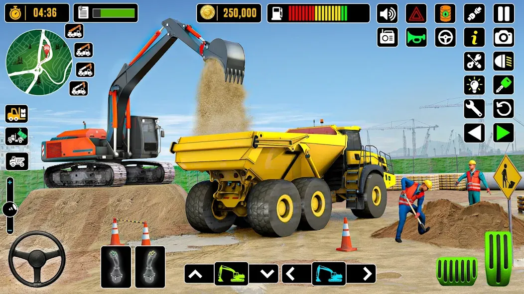 City Road Construction Games (Сити Роад Конструкшн Геймс)  [МОД Все открыто] Screenshot 3