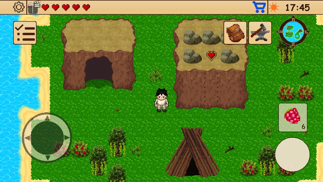 Survival RPG 1: Island Escape (Сурвивал РПГ 1)  [МОД Бесконечные монеты] Screenshot 3