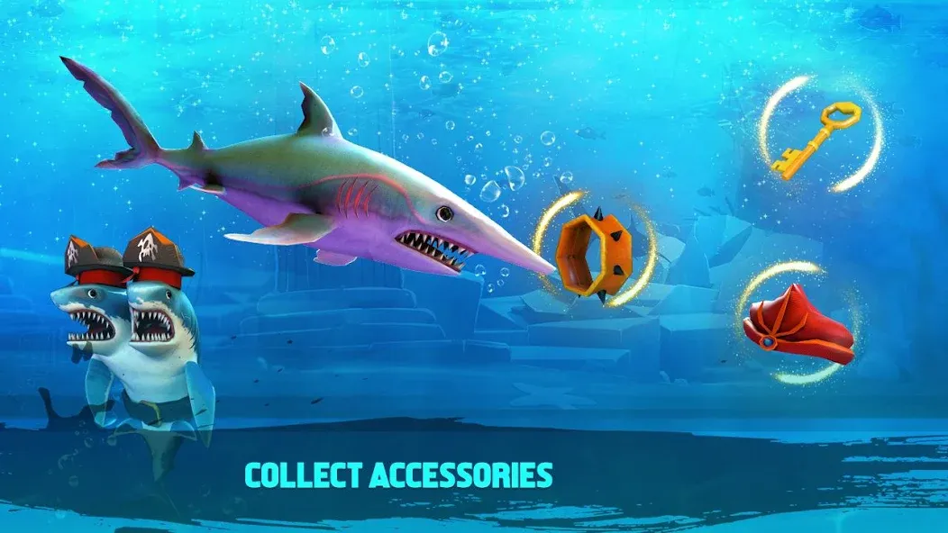 Double Head Shark Attack PVP  [МОД Unlocked] Screenshot 3