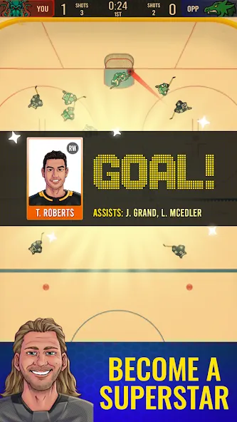 Superstar Hockey (уперстар Хоккей)  [МОД Меню] Screenshot 3