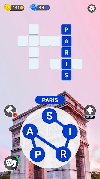 Word City: Connect Word Game (Ворд Сити)  [МОД Все открыто] Screenshot 2