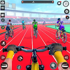 Взлом BMX Cycle Race 3d Cycle Games (гонка на велосипедах 3D игры на велосипеде)  [МОД Unlocked] - полная версия apk на Андроид