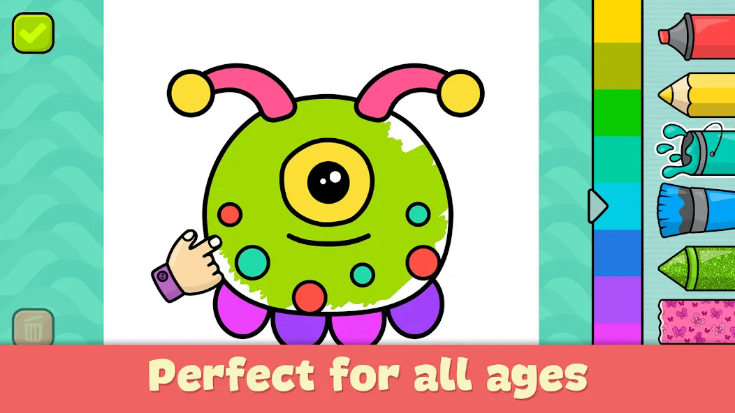 Coloring Book - Games for Kids  [МОД Mega Pack] Screenshot 1