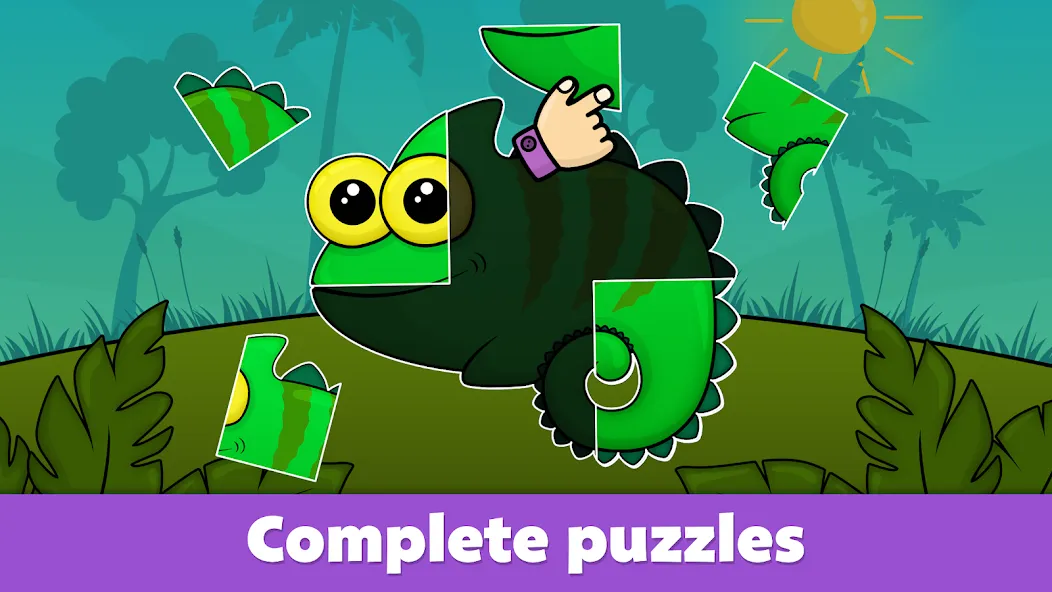 Kids Puzzle Games 2-5 years  [МОД Бесконечные монеты] Screenshot 3