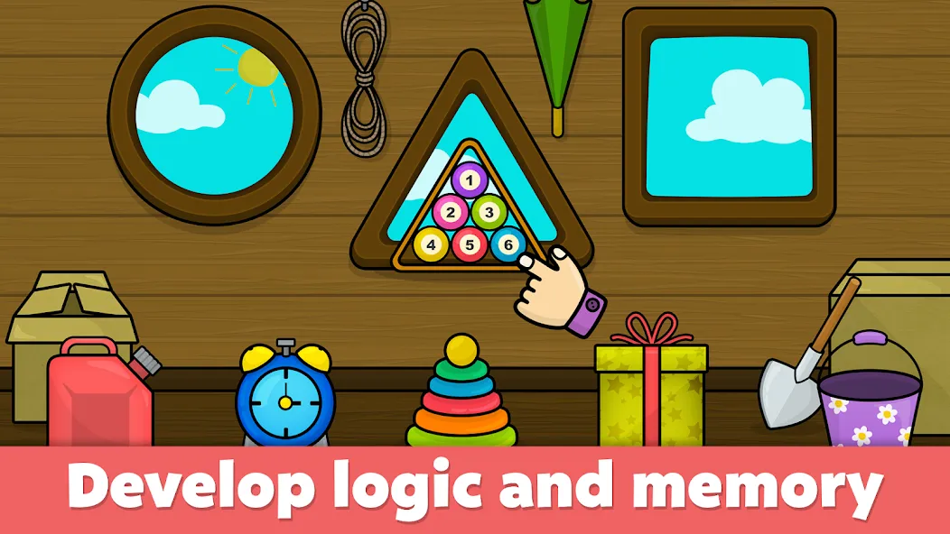 Baby Games: Shapes and Colors  [МОД Бесконечные монеты] Screenshot 3