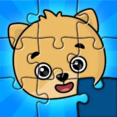 Скачать взломанную Kids Puzzles: Games for Kids  [МОД Unlimited Money] - полная версия apk на Андроид