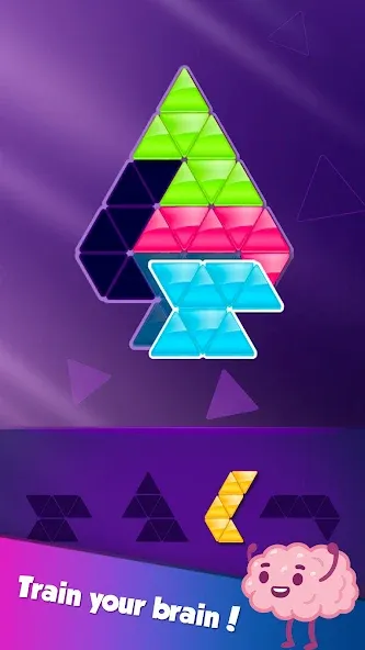 Block! Triangle Puzzle:Tangram  [МОД Бесконечные деньги] Screenshot 4