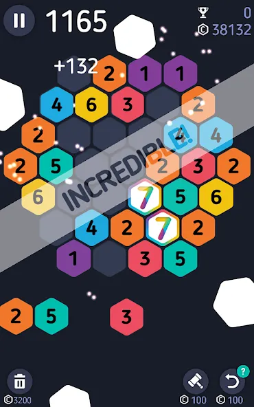 Make7! Hexa Puzzle  [МОД Все открыто] Screenshot 4