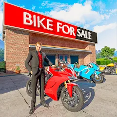 Скачать взломанную Motorcycle Dealer Bike Games  [МОД Бесконечные монеты] - стабильная версия apk на Андроид