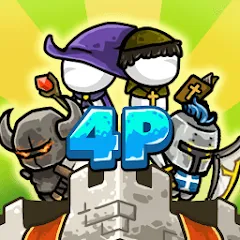 Взломанная Castle Defense Online  [МОД Mega Pack] - полная версия apk на Андроид