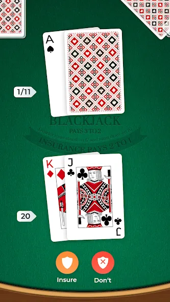 Blackjack (Блэкджек)  [МОД Все открыто] Screenshot 3