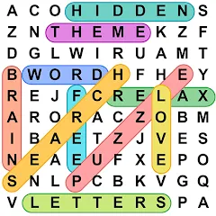 Взломанная Word Search - Word Puzzle Game  [МОД Бесконечные деньги] - полная версия apk на Андроид