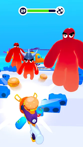 Blob Shooter 3D — Assassin Hit  [МОД Бесконечные монеты] Screenshot 4