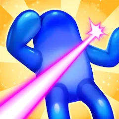 Взлом Blob Shooter 3D — Assassin Hit  [МОД Бесконечные монеты] - стабильная версия apk на Андроид