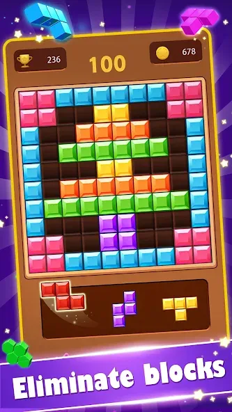 Block Gems: Block Puzzle Games (Блок драгоценные камни)  [МОД Много монет] Screenshot 2