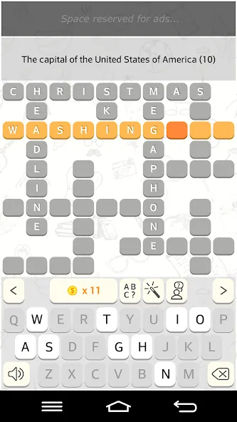 CrossWords 10 (Кроссворды 10)  [МОД Все открыто] Screenshot 3