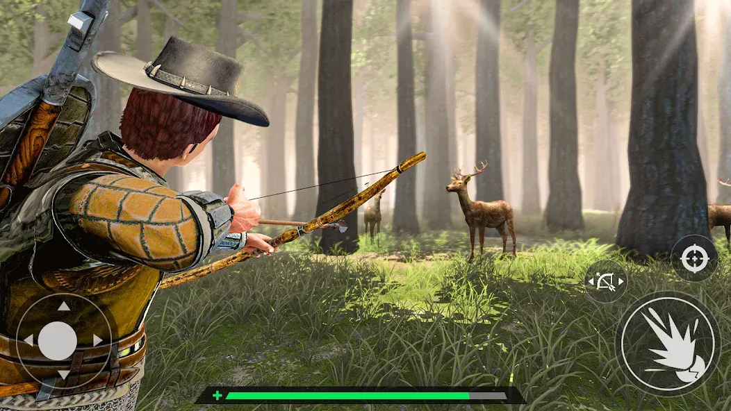 Animal Archery Hunting Games  [МОД Unlimited Money] Screenshot 1