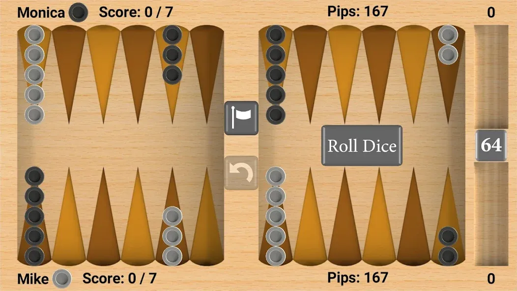 Bluetooth Backgammon  [МОД Меню] Screenshot 2