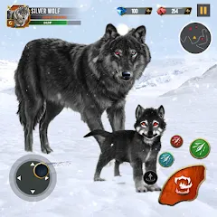 Взлом Wild Wolf Simulator Wolf Games  [МОД Menu] - стабильная версия apk на Андроид