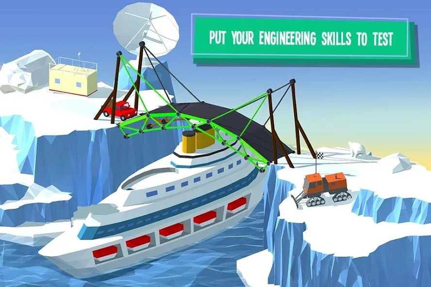 Build a Bridge!  [МОД Бесконечные деньги] Screenshot 4