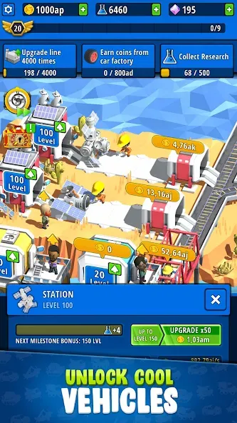 Idle Inventor - Factory Tycoon (Айдл Инвентор)  [МОД Menu] Screenshot 2