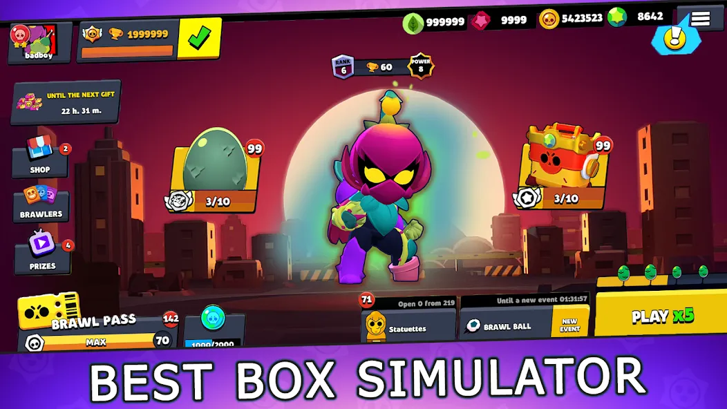 Box Simulator for Brawl Stars  [МОД Unlocked] Screenshot 1