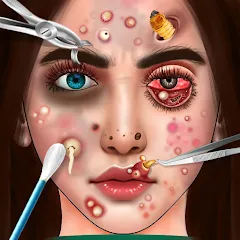 Скачать взлом ASMR Doctor Makeup Salon games (АСМР)  [МОД Много монет] - стабильная версия apk на Андроид