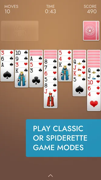 Spider Solitaire  [МОД Бесконечные деньги] Screenshot 5