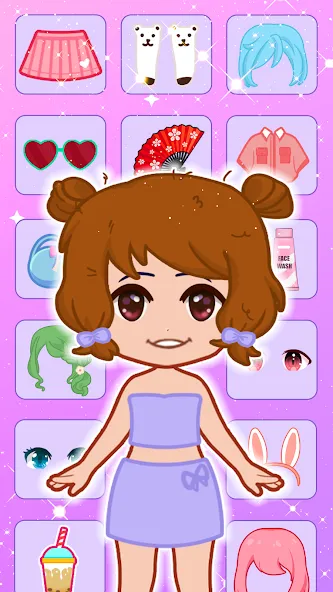 Doll Dress Up: Makeup Games (Долл Дресс Ап)  [МОД Mega Pack] Screenshot 2