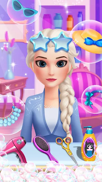 Hair Salon: Beauty Salon Game (Хэр Салон)  [МОД Unlocked] Screenshot 1