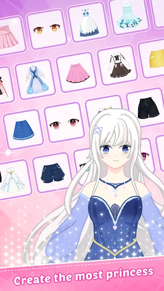 Princess Dress Up - Sweet Doll (Принцесса нарядиться)  [МОД Меню] Screenshot 4