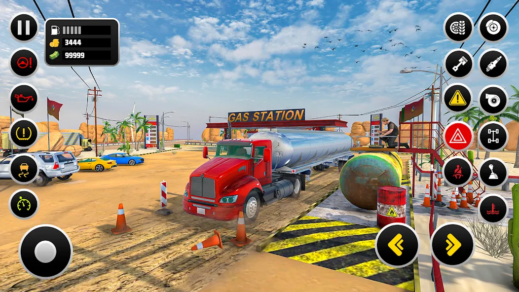 Gas Station Simulator Games  [МОД Много денег] Screenshot 1