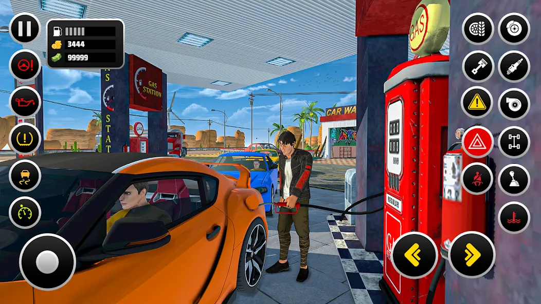 Gas Station Simulator Games  [МОД Много денег] Screenshot 2