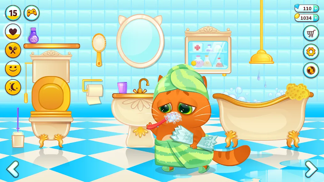 Bubbu – My Virtual Pet Cat  [МОД Unlocked] Screenshot 1