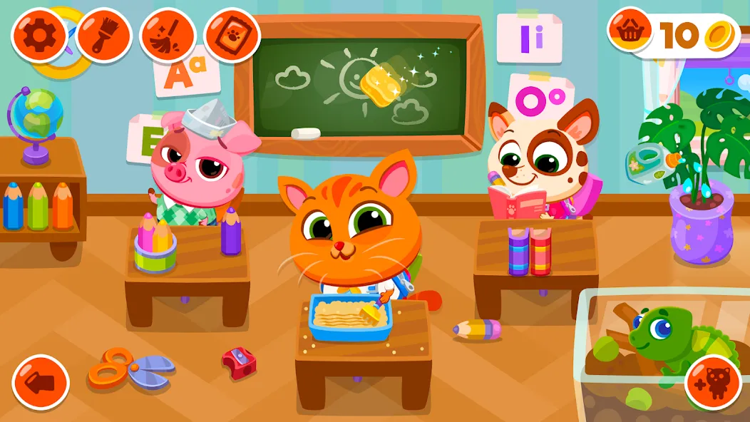 Bubbu School - My Virtual Pets (Буббу Скул)  [МОД Unlimited Money] Screenshot 1