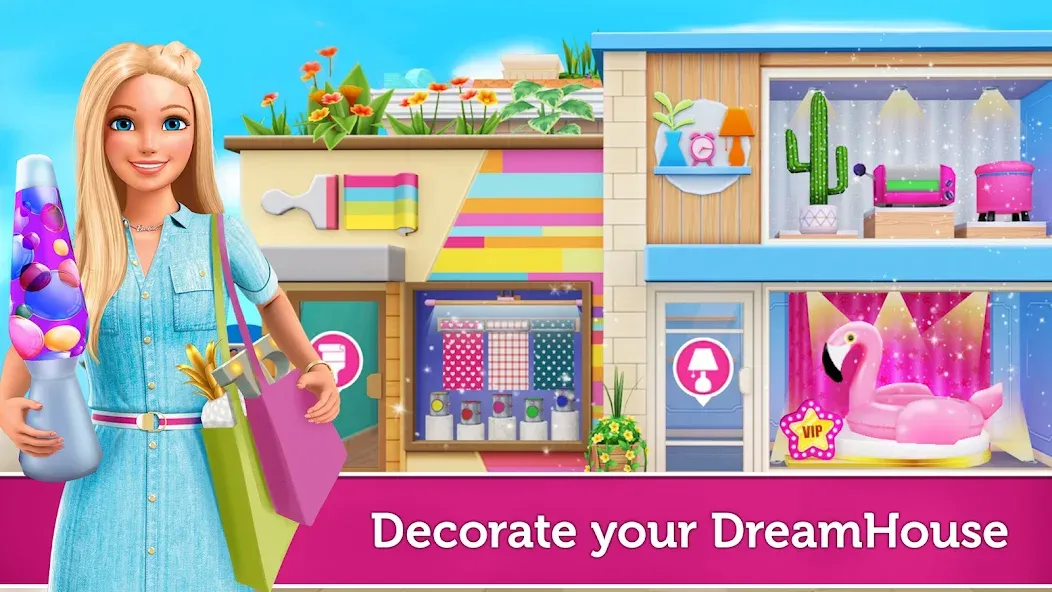 Barbie Dreamhouse Adventures (Барби Приключения в доме мечты)  [МОД Много денег] Screenshot 1