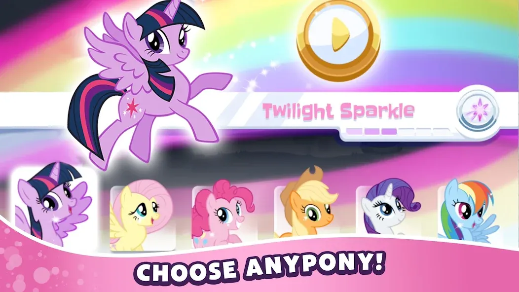 My Little Pony Rainbow Runners (Май Литл Пони)  [МОД Unlimited Money] Screenshot 1