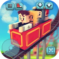 Взлом Theme Park Craft: Build & Ride  [МОД Бесконечные монеты] - последняя версия apk на Андроид