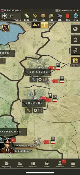 Call of War: Frontlines  [МОД Меню] Screenshot 2