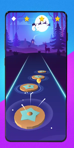 Cartoon cat - Hop tiles rush (Картун кэт)  [МОД Меню] Screenshot 3