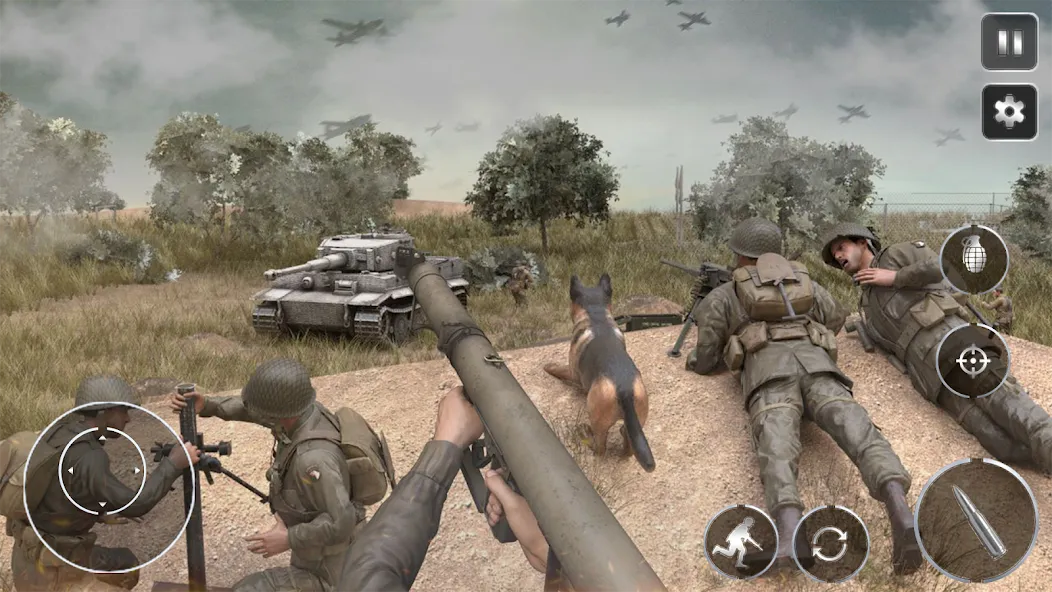 Call Of Courage : WW2 Shooting  [МОД Много монет] Screenshot 3