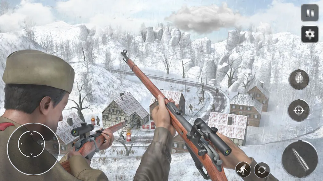 Call Of Courage : WW2 Shooting  [МОД Много монет] Screenshot 4