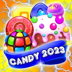 Взломанная Candy 2024-Candy Match 3 Game (Кэнди 2023)  [МОД Много монет] - полная версия apk на Андроид