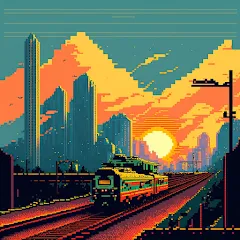 Скачать взломанную Train. Station. Railroad. (Трейн Кликер)  [МОД Mega Pack] - последняя версия apk на Андроид